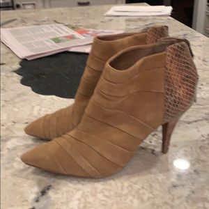 Tan ankle boots